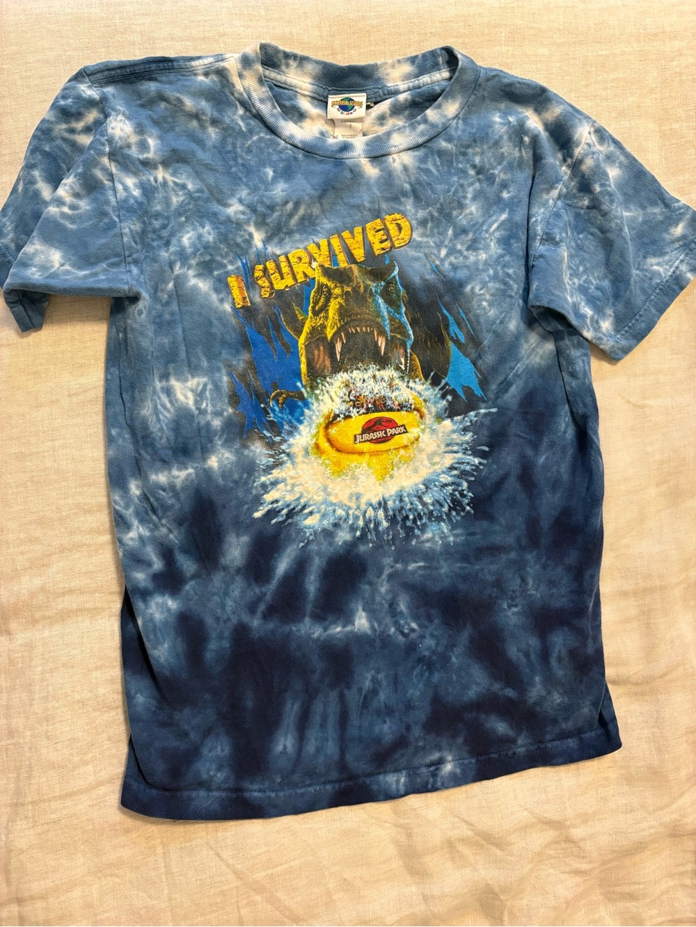 Vintage Universal Studio Jurassic Park Tee Youth L